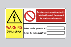 PV Installation Stickers