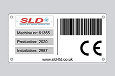 Small Machine Sign
