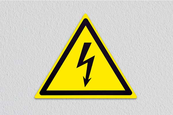 Triángulo eléctrico - Pegatinas