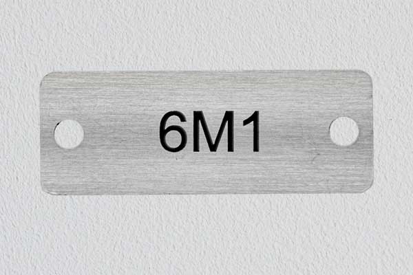 Acero inoxidable grabado con Láser